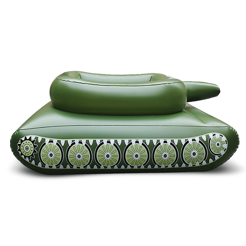 Tank Pool Floats Adult Inflatable Tank Pool Float With Water Cannon, Army Tank Pool Lounger Floaties With Squirt Water Gun, Kids Tank Pool Floats With Blast,Summer Fun Pool Beach Lake Game Battle Toys 【Adult & Kids Size】