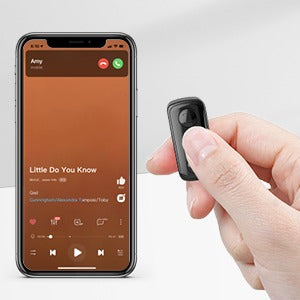 Tiktok Remote Control TIK Tok Scrolling Ring, Finger Remote for Tiktok Short Video Remote Controller, Bluetooth Remote for Android iPhone iPad, Kindle APP Page Turner - Not for Kindle Devices (Black)