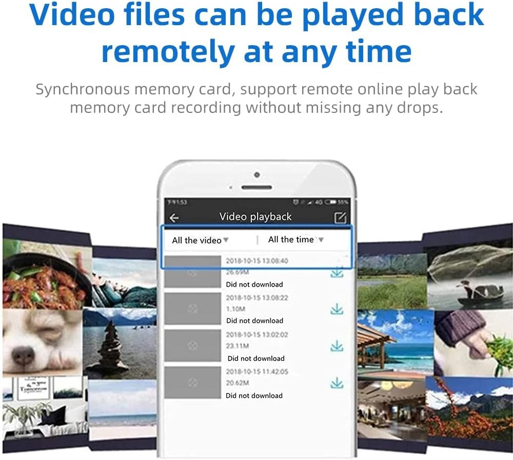 Wireless Surveillance IP Camera Mini WiFi Spy Camera 1080P HD Home Night Vision Motion Detection Remote Monitoring 160° Wide Angle Micro Baby Monitor Safety Camera for Home Office Store Warehouse