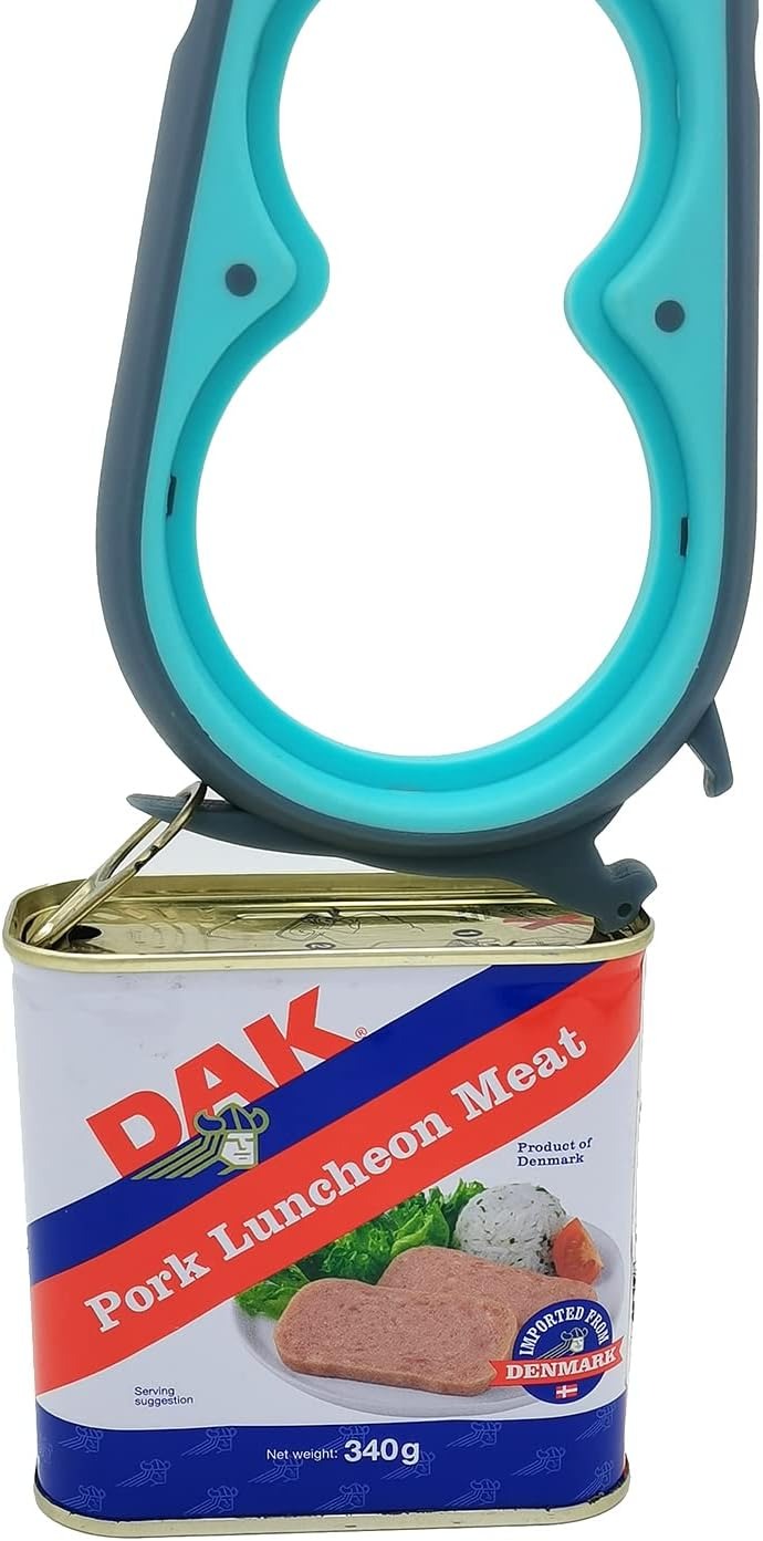 ar Opener Bottle Opener for Weak Hands, 5 in 1 Multi Function Can Opener Bottle Opener Kit with Silicone Handle Easy to Use for Children, Elderly and Arthritis Sufferers, Mutil Jar Opener Get Lids Off Easily