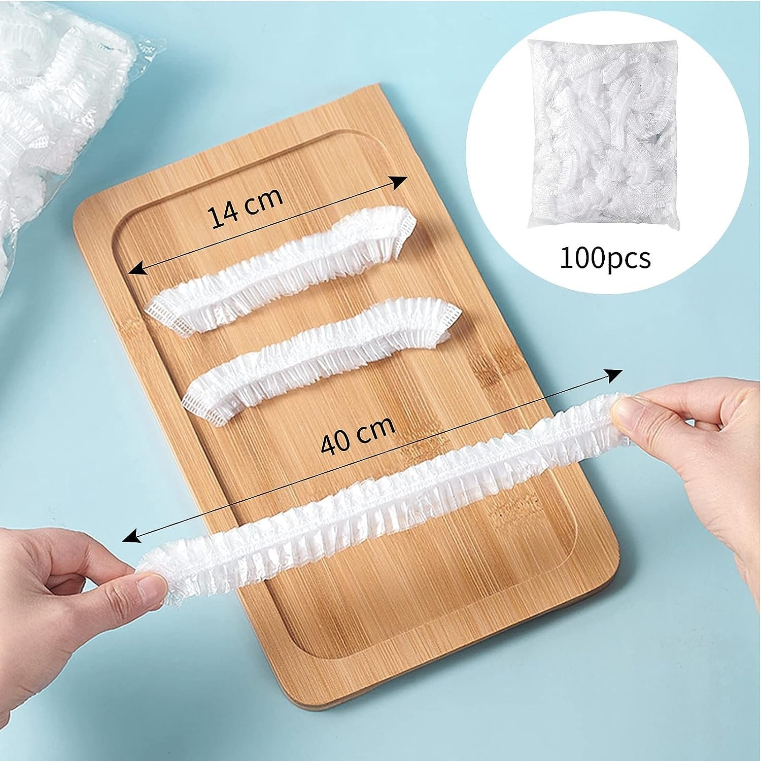 Fresh Keeping Bags,100pcs Food Covers,Reusable Elastic Food Storage Covers, Plastic Sealing Elastic Stretch Adjustable Bowl Lids, Universal Kitchen Wrap Seal Bags for Cover Food