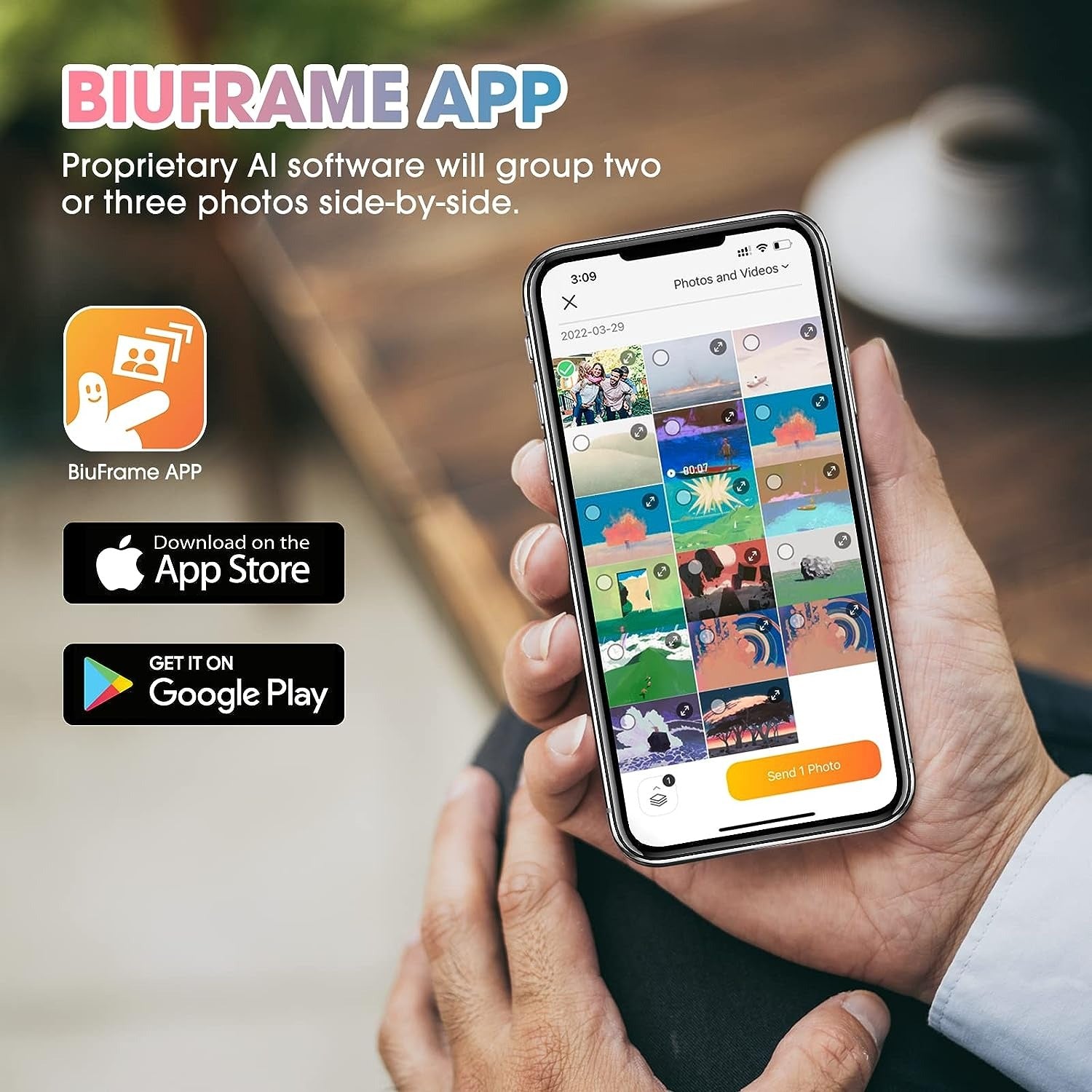 WiFi  10.1" 15.6'' Digital Picture Frame with 1920x1080 Resolution, FHD IPS Touchscreen Digital Photo Frame Share Photos and Videos Remotely via APP