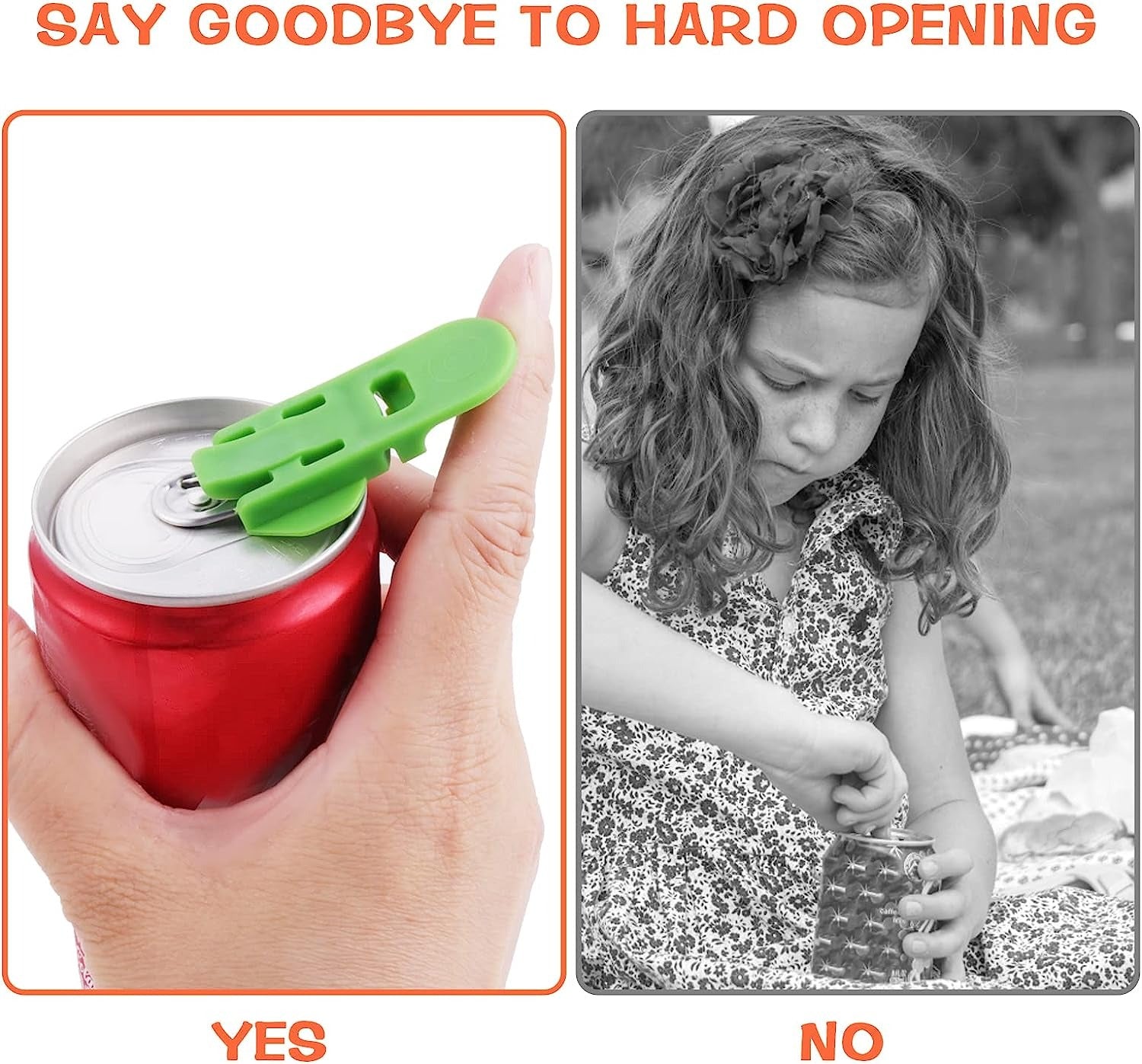 Manual Easy Can Opener, 6 Pack Colorful Soda Beer Can Opener & Beverage Can Cover Protector, Premium Plastic Shields Can Openers for Pop, Coke, Beer, Soda, Drink Aluminum Beverage