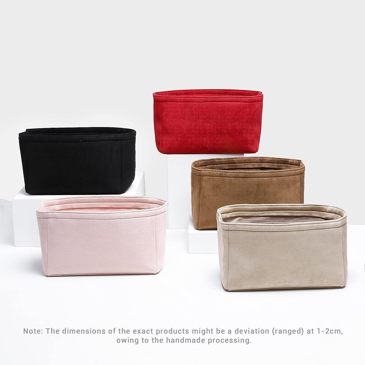 Purse Organizer Insert for Handbags, Softened Felt Bag Insert Organizer for Tote, Handbag Organizer Compatible with LV, Coach, MK, Kate Spade, Goyard, Longchamp, Felt Bag organizer with zipper, Handbag & Tote Shaper, For Speedy Neverfull Tote