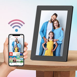 WiFi  10.1" 15.6'' Digital Picture Frame with 1920x1080 Resolution, FHD IPS Touchscreen Digital Photo Frame Share Photos and Videos Remotely via APP