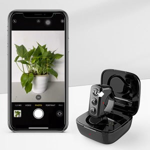 Tiktok Remote Control TIK Tok Scrolling Ring, Finger Remote for Tiktok Short Video Remote Controller, Bluetooth Remote for Android iPhone iPad, Kindle APP Page Turner - Not for Kindle Devices (Black)