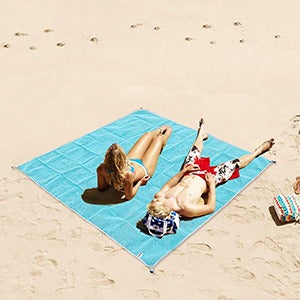 Sand Proof Blanket Sand Free Lightweight Compact Large Beach Towel Mat Fast Dry Waterproof Easy Clean Ultra Portable Blanket 【79“inches * 79"inches】