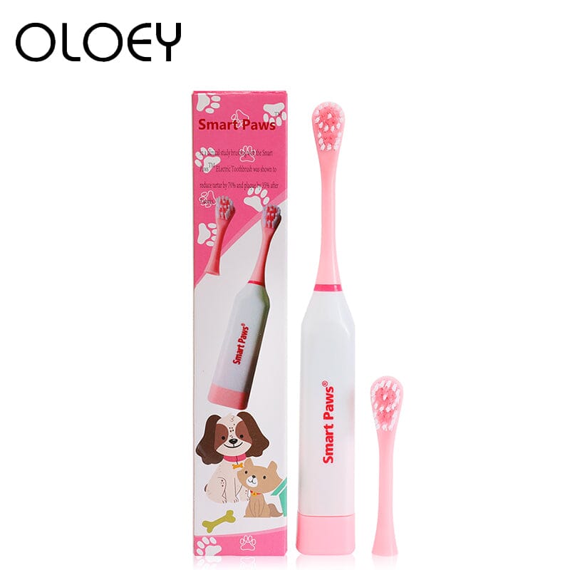 Electric Pet Dog Tooth Brush Cleaning Dogs Teeth with Non-slip Handle Perfect Teeth Care for Pet Dog Oral Health Products 4ever Pet Lover