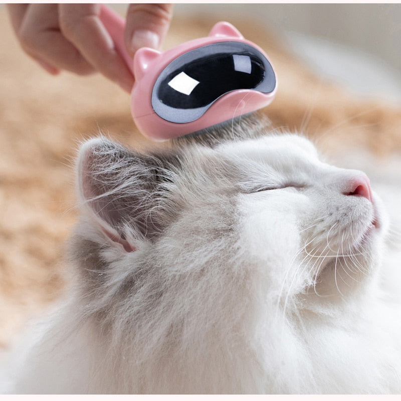 Cats Grooming Tool Stainless Steel Shedding Brush Pet Hair Remover