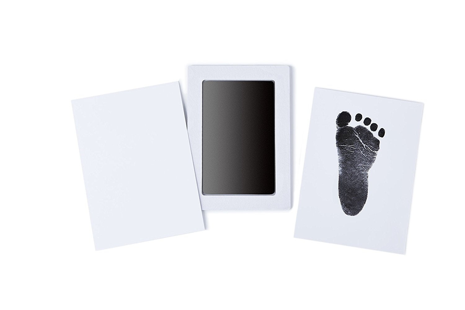 HANDMANDE Hottest Safe Non-Toxic Baby Footprints Handprint No Touch Skin Inkless Ink Pads Kits for 0-6 Months Newborn Pet Dog Paw Prints Souvenir