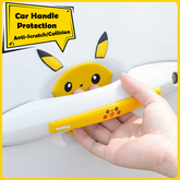 Car Door Handle Protector Anti-Collision Sticker Universal Car Door Handle Sticker, Car Anti Scratch Door Handle Sticker PVC Material Cartoon Style 【Door wrist + car handle + door side + rearview mirror】(Total 14 Pcs)