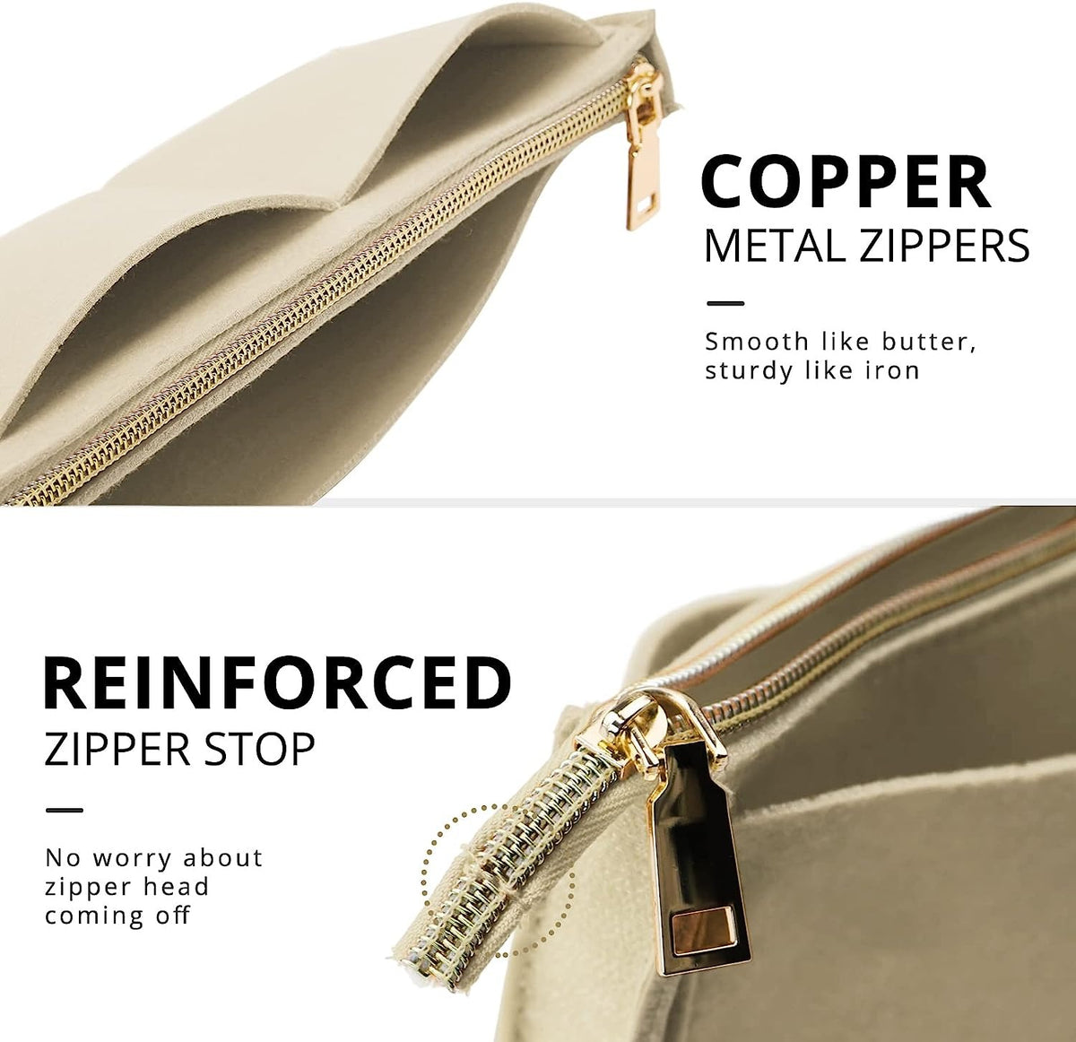 Bridawn Felt Handbag Organizer Purse Insert Tote Shaper with Keys Chain  compatible with LV Speedy, Neverfull, Longchamp