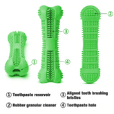 Dog Bone Shape Chew Toy,  Dog Toothbrush Toy Brushing Stick Pet Molar Toothbrush for Dog Puppy Tooth Healthcare Teeth Cleaning Chew Toy Brush